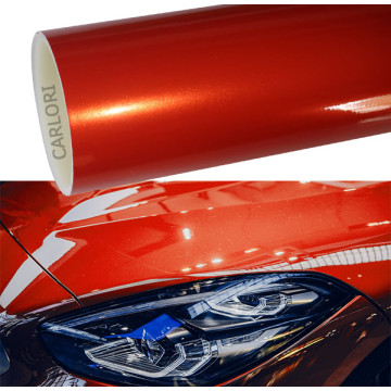 metallesche Glanz Orange Auto Wrap Vinyl