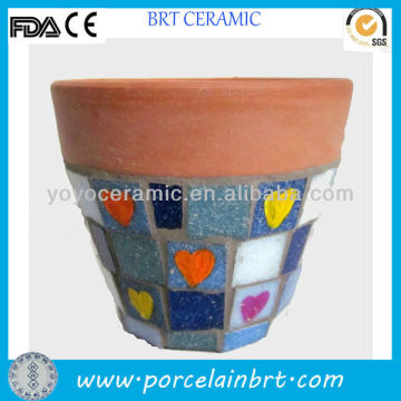 Ceramic Mosaic Plant Pots