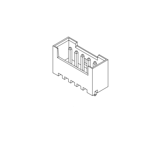 1.25 mm Pitch 180 ° Wafer AW1253V-XP