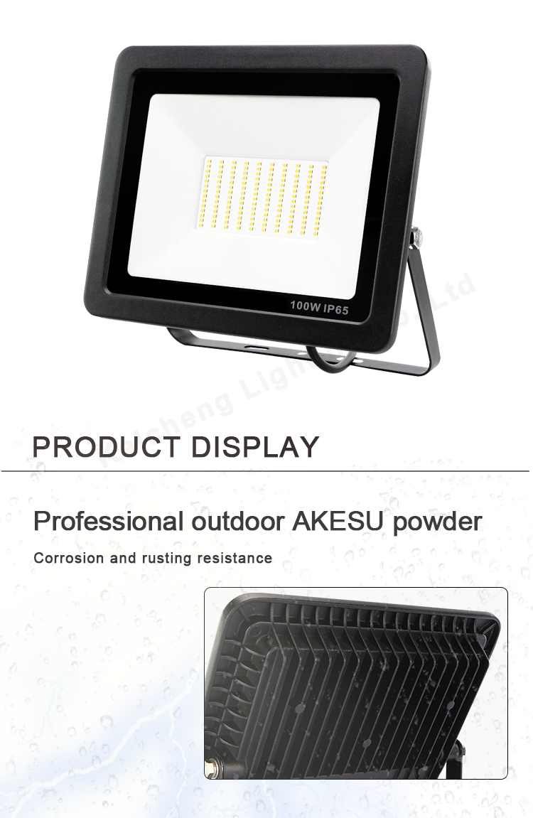 KCD China Factory 50w 100w 150w 200w Outdoor Solar Systems High Quality IP66 Flood Light Solar