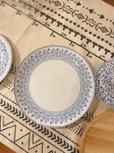 French steak plate, coffee cup, dish, bowl