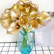 PU Mini Calla Lily Flowers for Wedding Decoration