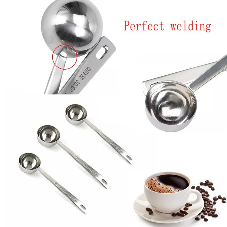 30ml Stainless steel Coffee Scoop/ Spoon Mirror Polish