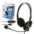USB Computer Call Center Office PC Headset With Microphone