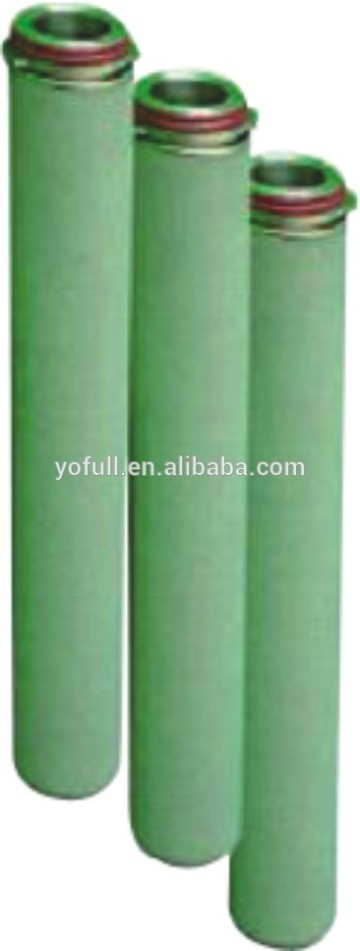 Metal powder sintered filter cartridge