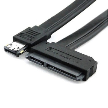 E-SATA cable assembly for hard disk