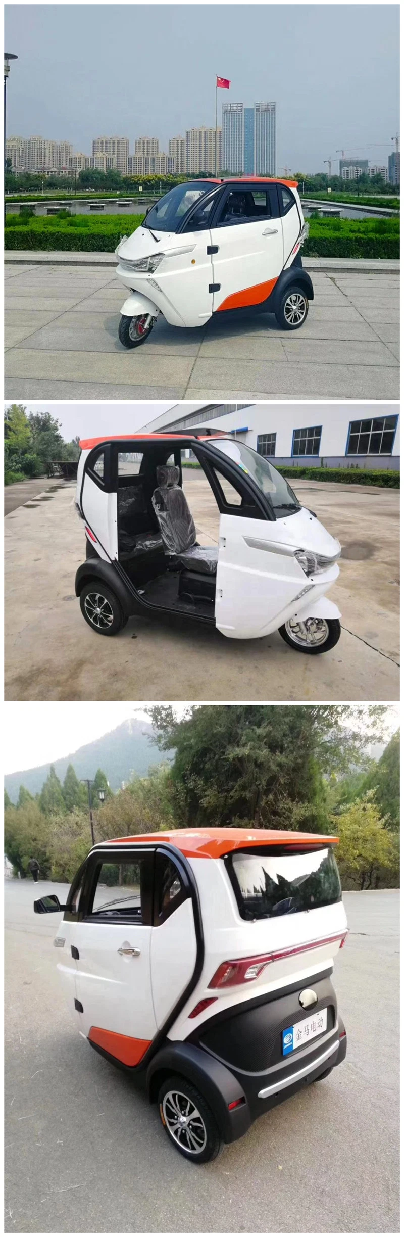 EEC Proved China Three Wheel Mini Electric Cars for Sale