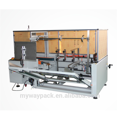 Auto case forming and bottom sealing machine