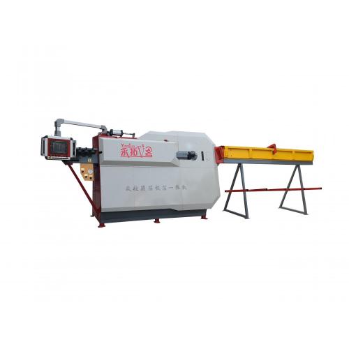 Automatic CNC hook straightening steel bar rib machine