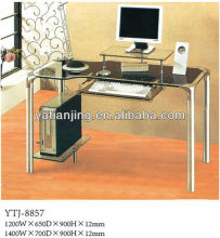 modern glass computer desk