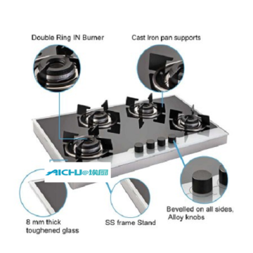 Glen Built-in Glass Hob With S.S Frame