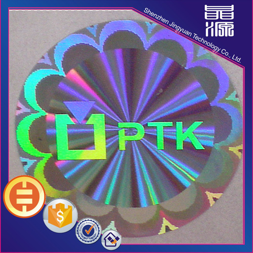 การรับประกันความปลอดภัย 3D Holographic Sticker