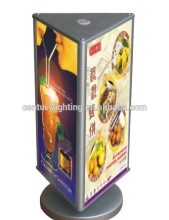 triangle rotating stand light box