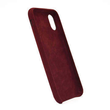 Funda de cuero de diseño único para iPhone X