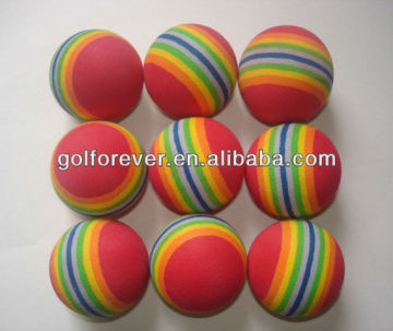 EVA material golf rainbow ball