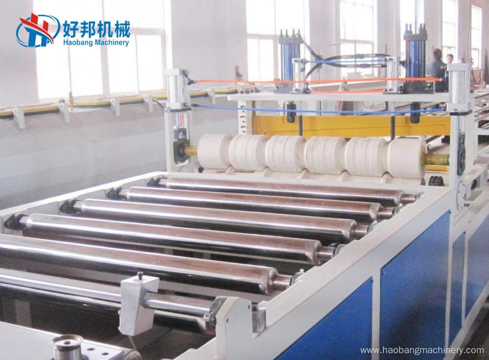 PVC ASA hollow roofing sheet production line