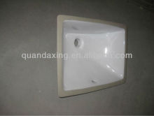 Undermount Ceramic Sink for Bathroom Vanity Tops (Square Shape Hot Sale for North American Market)