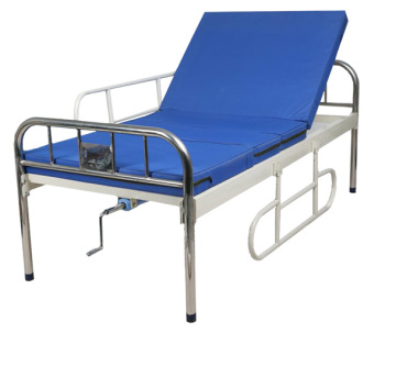 manual one functional Stainless steel hospital bed