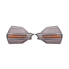 Motorcycle handlebar refitted with wind shield