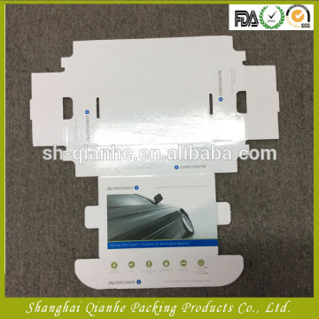 Pack flat paper corrugated shipping box