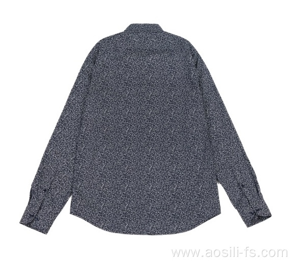 Men's Long Sleeve Woven Shirts in autumn