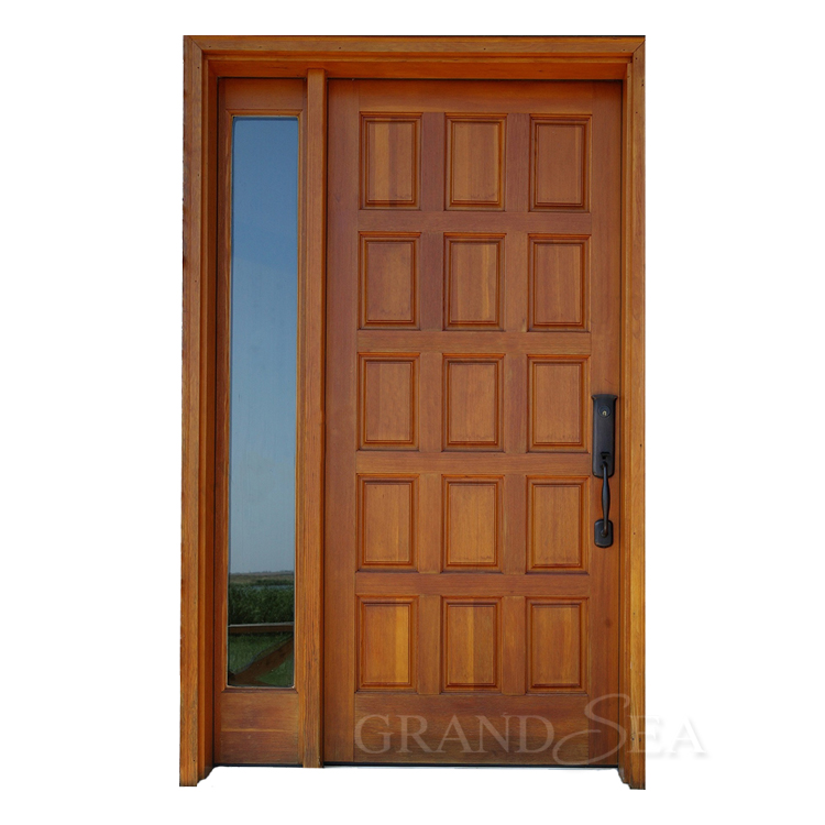 2019 top selling commercial wood doors with glass