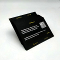 Printed Wedding Invitation Black Paper Card