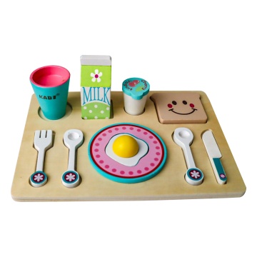 Yummy Wood Pretend Play Kitchen Toy Set: A Toddler's Educational Role Play Activity Pack