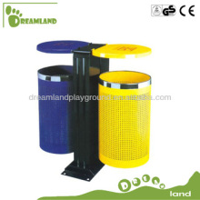 Stainless steel outdoor trash cans