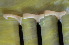 artificial mable female&old people walking stick