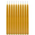 100% Pure Beeswax Dinner Candles