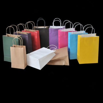 Promotional Printed Shopping Paper Bags W/ Handles