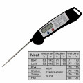 Logo benutzerdefinierte digitale Grillofenthermometer mit faltbarer Sonde