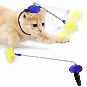 Wholesale cat toy with feathers
