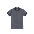 MEN'S KNIT FASHION RIB COLLAR POLO