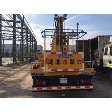 4x2 single row boom high platform work truck