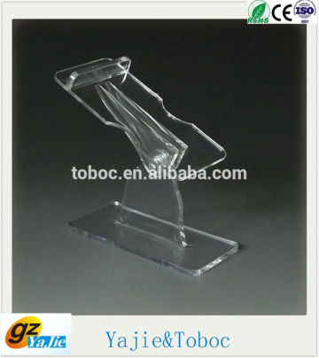 acrylic shoe display stand/flexibly shoe display rack