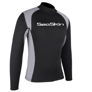 Haut de combinaison en néoprène Seaskin pour hommes sans fermeture à glissière 3 mm