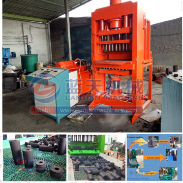Whole product line coconut shell charcoal briquette machine