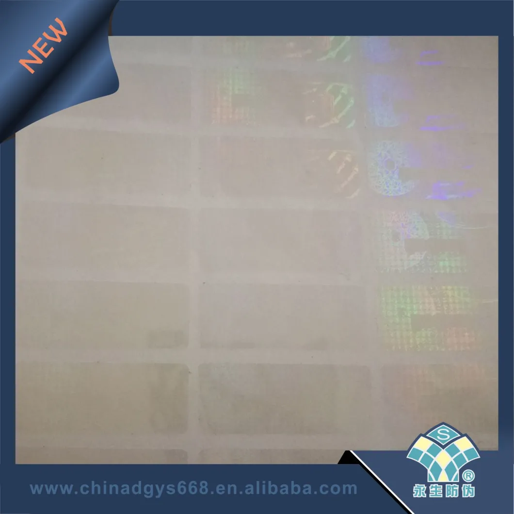 Transparent Holographic Security Hot Stamping Lamination Foil