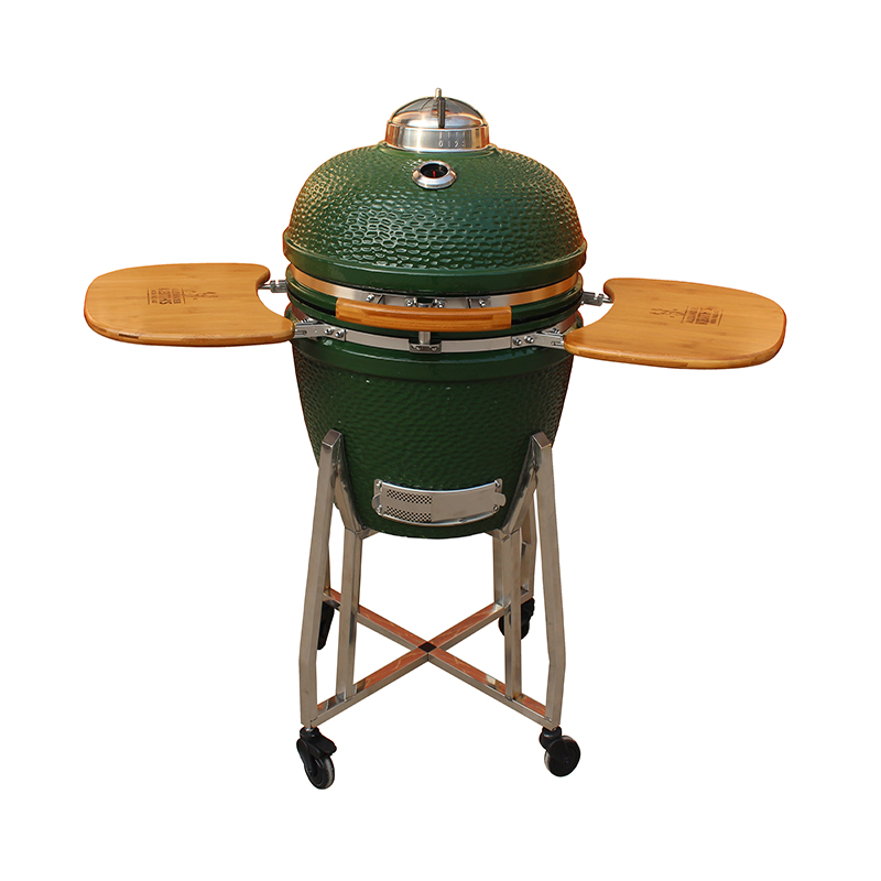 18 Inch Kamado Grill e nang le Leoto la tšepe e sa hloekang