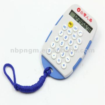 8 Digit Handheld Calculator with Lanyard