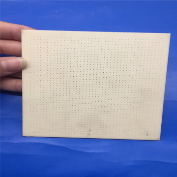 Square Alumina Ceramic Substrate / Multi Holes Sheet