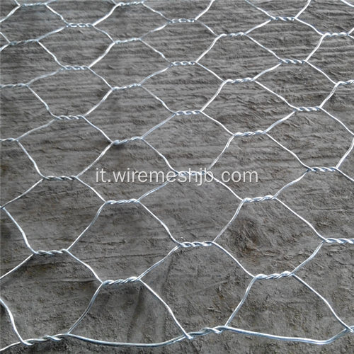 Box Gabion zincato da 3,4 mm per progetto River Bank