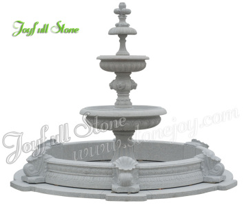 Large Outdoor Water Fountains, carved granite fountains