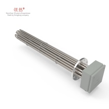 Custom 4-inch 30kW Fluid/Gas Immersion Heaters for Industrial Applications