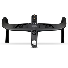 28.6mm Carbon Handlebars with Bike Computer Holder - Carbon Road Integrated Handlebar