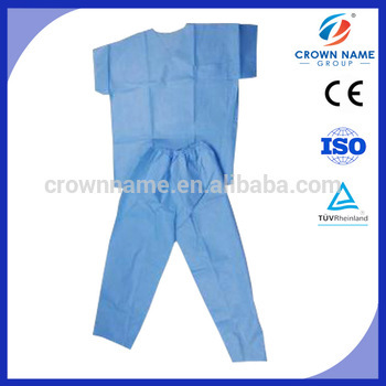 hospital disposable doctors scrub suit uniform