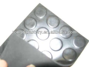 round dot rubber mat