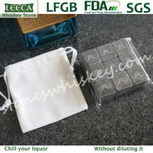 LEECA whiskey engraved ice stone